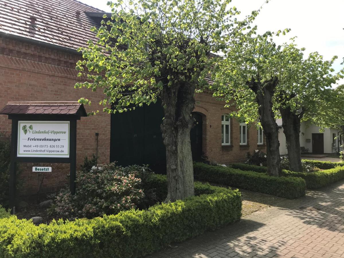 Lindenhof Wohnung 2, Erdgeschoss Vipperow Kültér fotó
